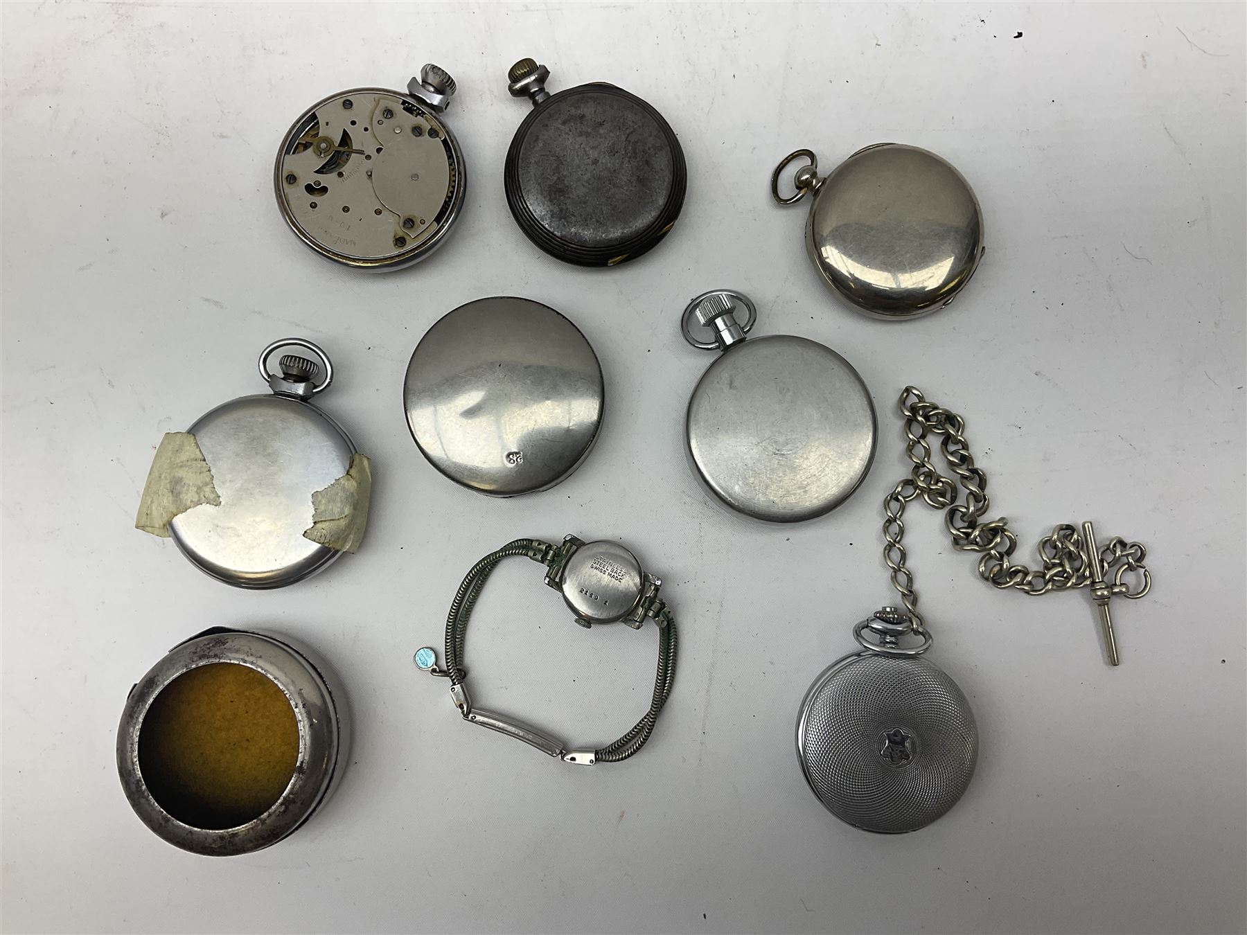 Quantity of pocket watch spares and repairs