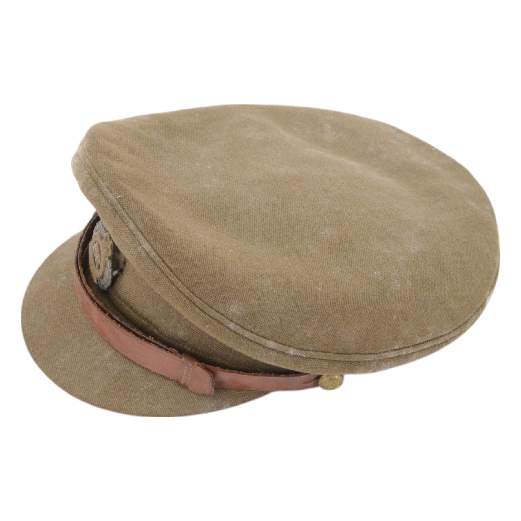 General Service Medal GSM 1918, with Malaya clasp awarded to 2/Lt. M. A. Peacock R.E, together with its miniature, pips and Royal Engineers cap  