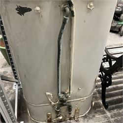 Edwardian lead and metal bath shower canopy painted in white - THIS LOT IS TO BE COLLECTED BY APPOINTMENT FROM DUGGLEBY STORAGE, GREAT HILL, EASTFIELD, SCARBOROUGH, YO11 3TX