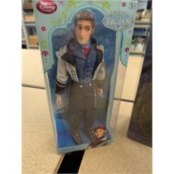 Five Disney Dolls, comprising Mattel Lady Tremaine, and The Disney Store Ursula, Mother Gothel, Hans and Lady Tremaine, all boxed