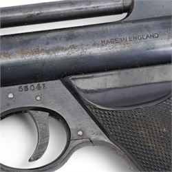 ..22 Webley & Scott Birmingham Mark 1 air pistol No.53041 with original box and pellets