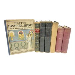 Bainville Jacques: Petite Histoire De France. 1928 with colour plates; A Dictionary of Electrical Engineering. 1910. Two volumes. Quarter leather; Cassell's .... Popular Science. 1904. Two volumes. Half leather; and Janet Pierre: Psychological Healing. 1925. Two volumes (7)
