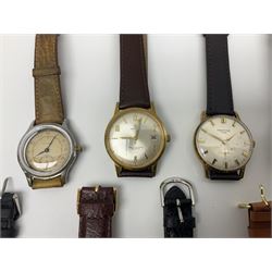 Collection of thirty wristwatches including Lucerne, Josmar, Astral, Mido, Thussy, Waldman, Camy, Doxa Lator, Avia, Lip, Enicar and Favre-Leuba