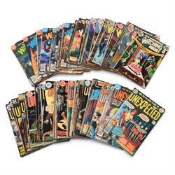 Collection of Bronze Age and later DC horror and supernatural comic books, titles including Ghosts, Challengers of the Unknown, Weird Mystery Tales, Unexpected, Secrets of Haunted House, The Witching Hour, The House of Secrets, etc