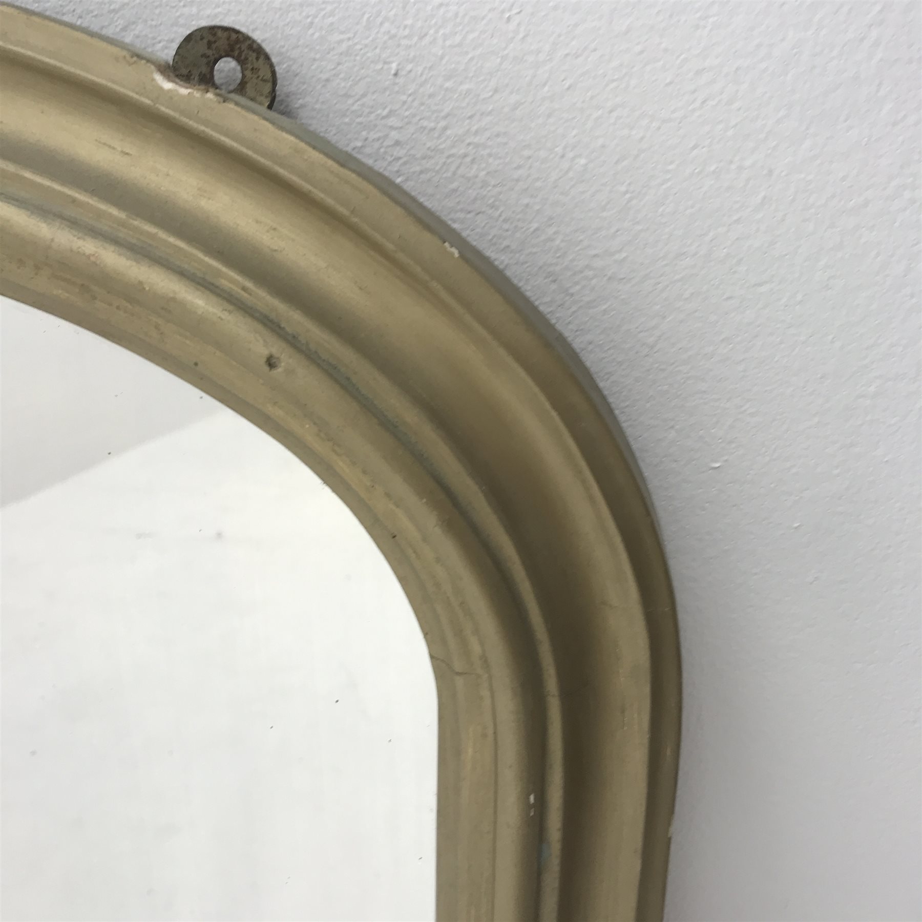 Victorian overmantle mirror, W122cm, H79cm