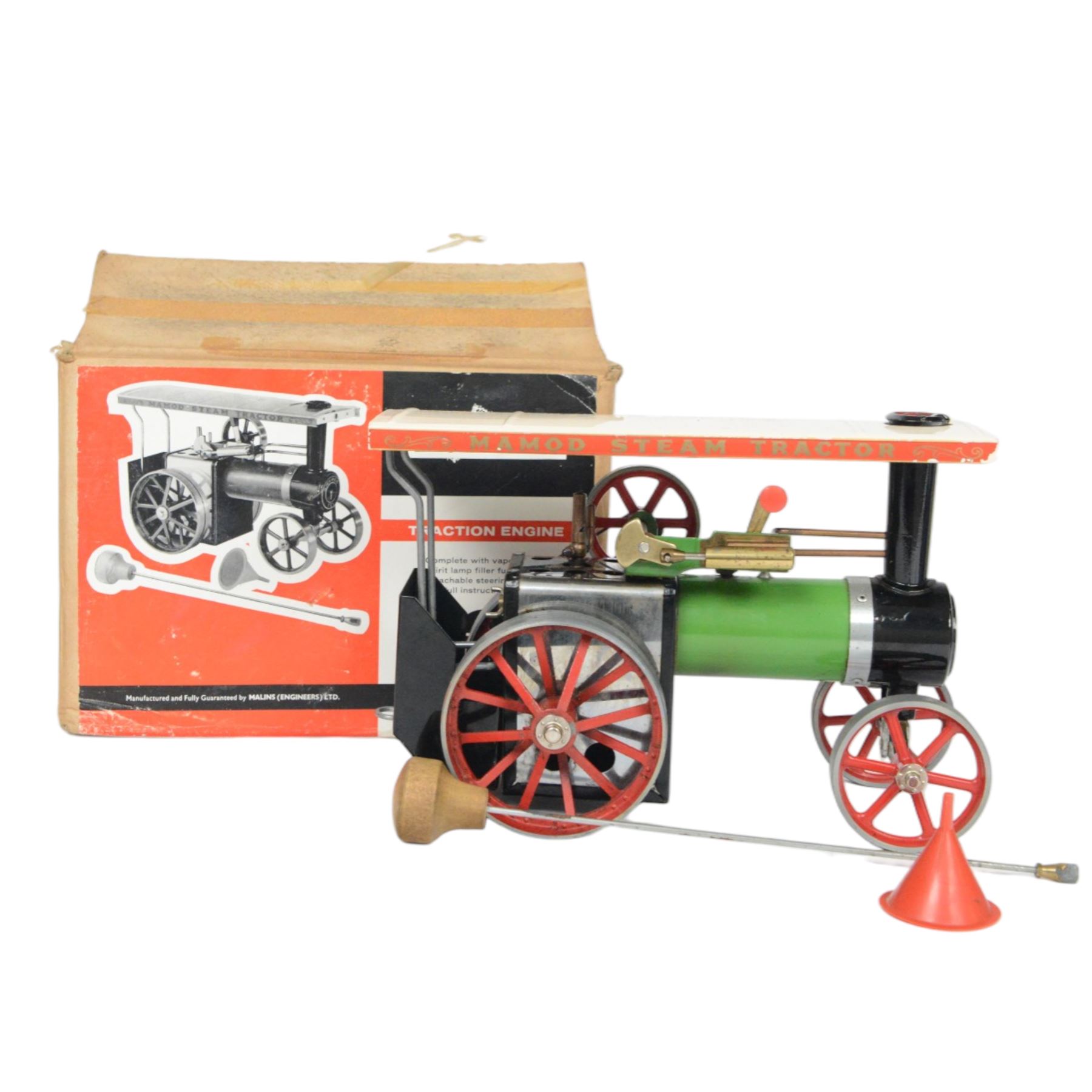 Mamod TE1A Traction Engine, boxed 