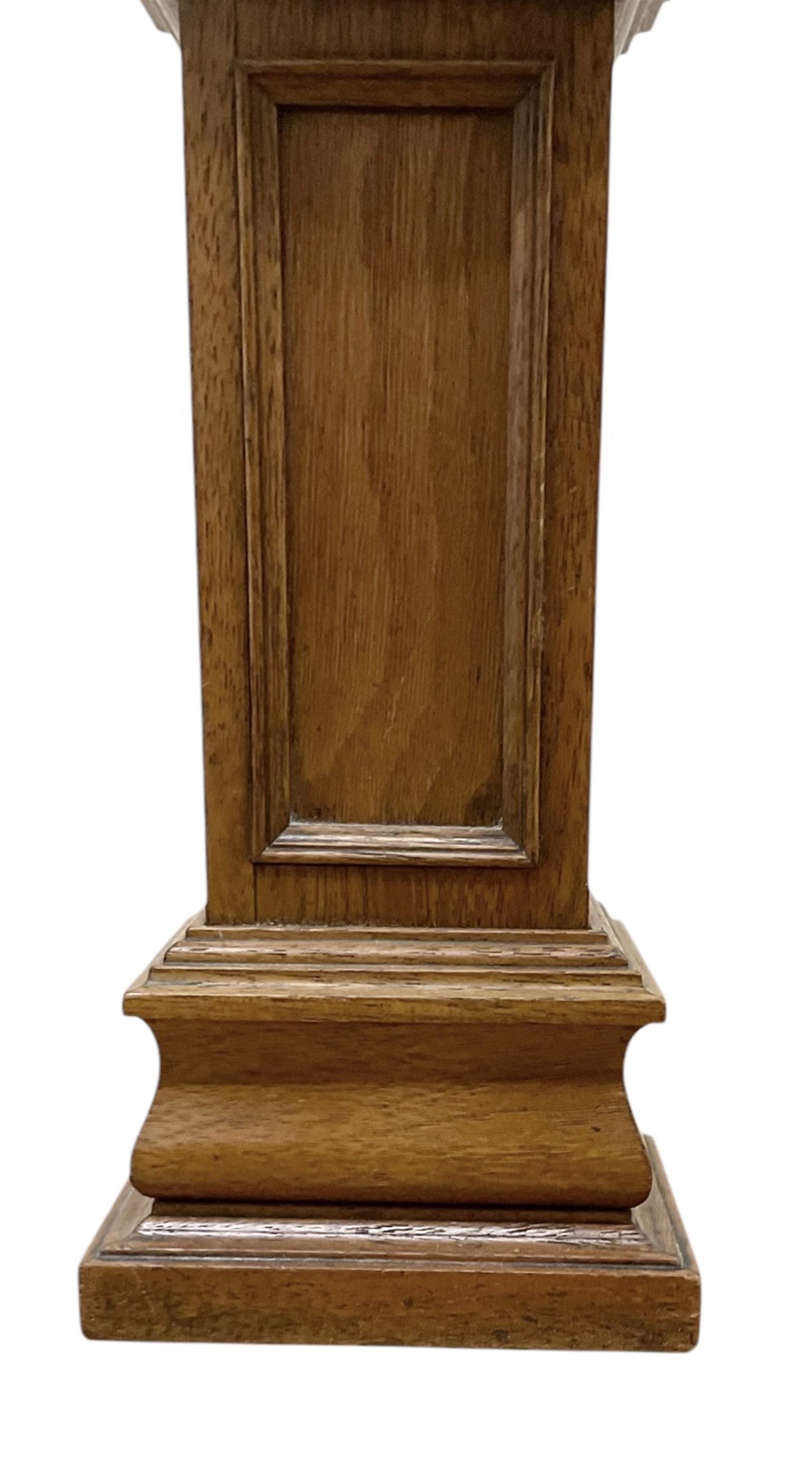 French- late19th century miniature scale longcase clock standing 13