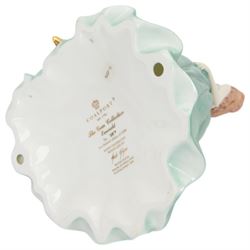 Four Coalport figures from The Gem Collection, comprising Sapphire limited edition 175/1500, Dimond limited edition 101/1500, Emerald limited edition 387/1500 and Ruby limited edition 148/1500, all with certificates and boxes 