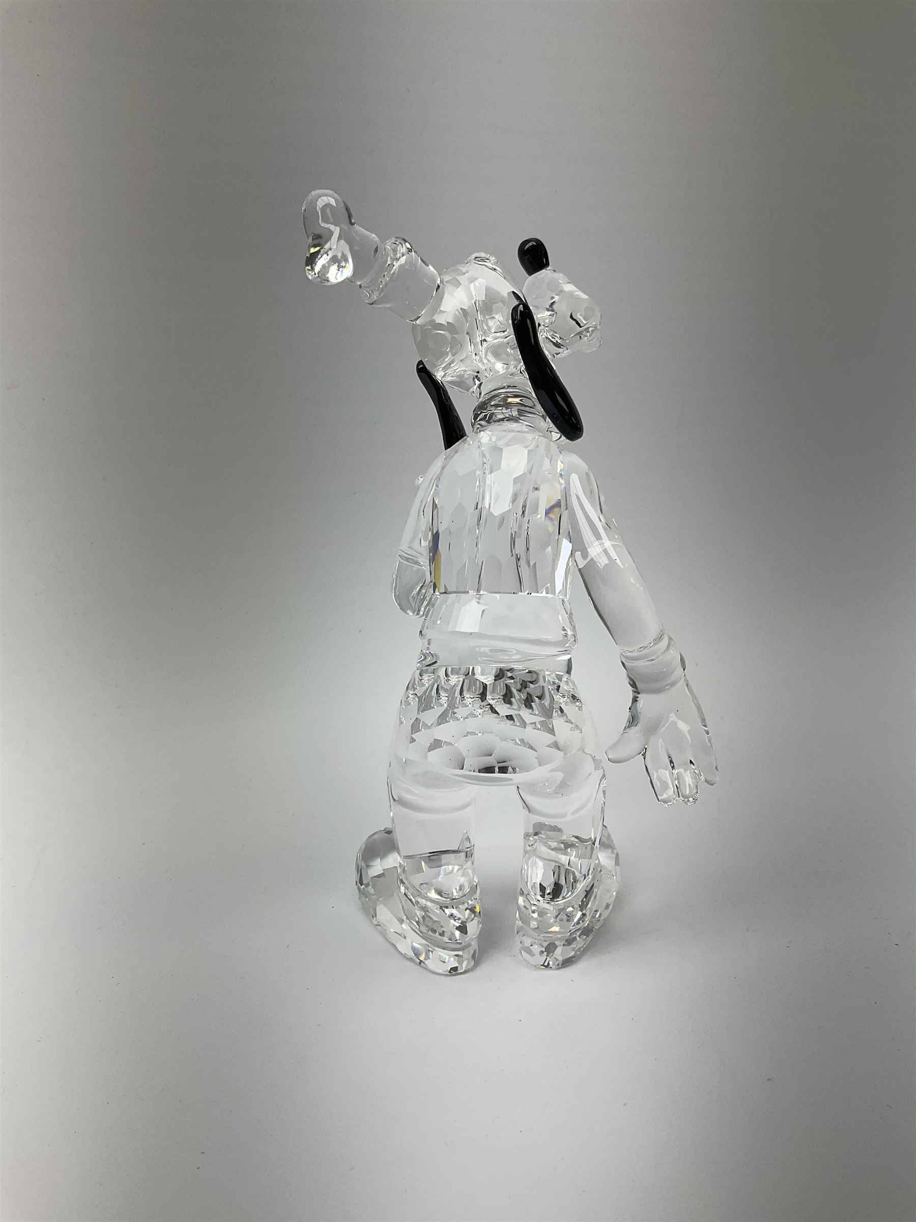 A Swarovski Crystal goofy h15cm, in original box 