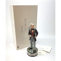A limited edition Royal Doulton figurine, Michael Faraday HN5196, number 45/350, with box and certificate. 
