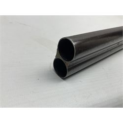 SHOTGUN CERTIFICATE REQUIRED - 19th century John Adams of London 12-bore double barrel side-by-side hammer gun with screw under-lever opening, 76cm (30