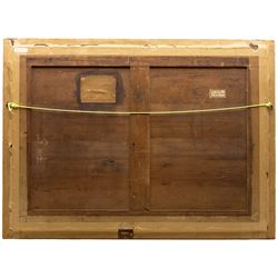 Arthur Wilde Parsons (British 1854-1931): 'A Fresh Breeze Off Scarborough', watercolour with scratching out signed and dated 1888, original title label verso 75cm x 105cm