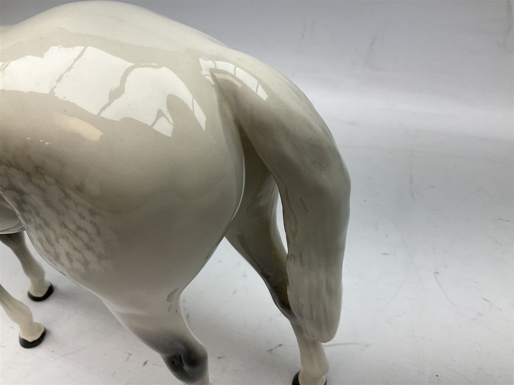 Beswick Large Hunter in grey no. 1734, printed mark beneath, H30cm