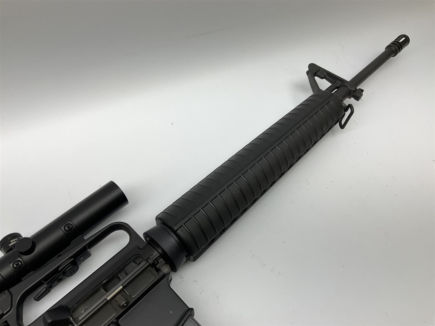 Parker Hale (Bremmer) SAR 15 .22 cal.LR semi-automatic LB000103 rifle with extra magazine and photocopied paperwork, serial no.8448587, L100.5cm overall SECTION 1 FIREARMS CERTIFICATE REQUIRED