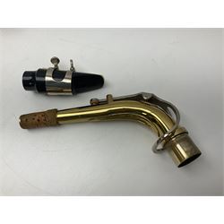 St Louis Alto saxophone, serial no.82437 in John Packer JP Blues 141 carrying case; with two-piece saxophone stand