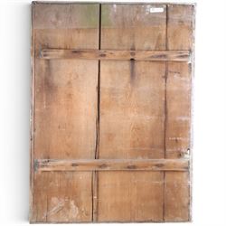 Painted wooden sign, The Walkers Foundation, H95cm, W70cm