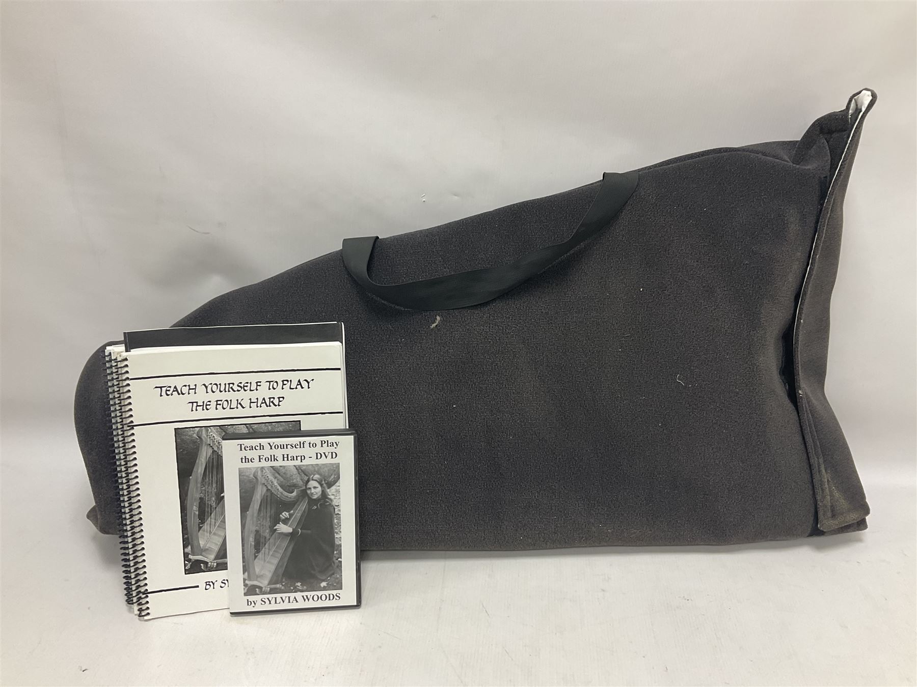 Contemporary 24 string Celtic or Irish Folk Harp with an Ash soundboard and 24 sharpening keys, with three music books, tutorial and DVD In a soft carrying case with tuning key 