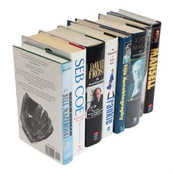 Eight signed autobiographies/biographies, comprising Twin Killing The Bill Mazeroski Story signed by Bill Mazeroski and John T Bird, Frankie Dettori, Nigel Mansell, David Frost, John Major, Geoffrey Boycott, Matthew Pinsent and Sebastian Coe