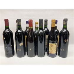 Mixed wine, including Roc de L'Espinas 2002, Cabernet Sauvignon, 2003 Merlot de Carsac, Castillo de Maluenda 1995 Calatayud etc, various content and proof (14)