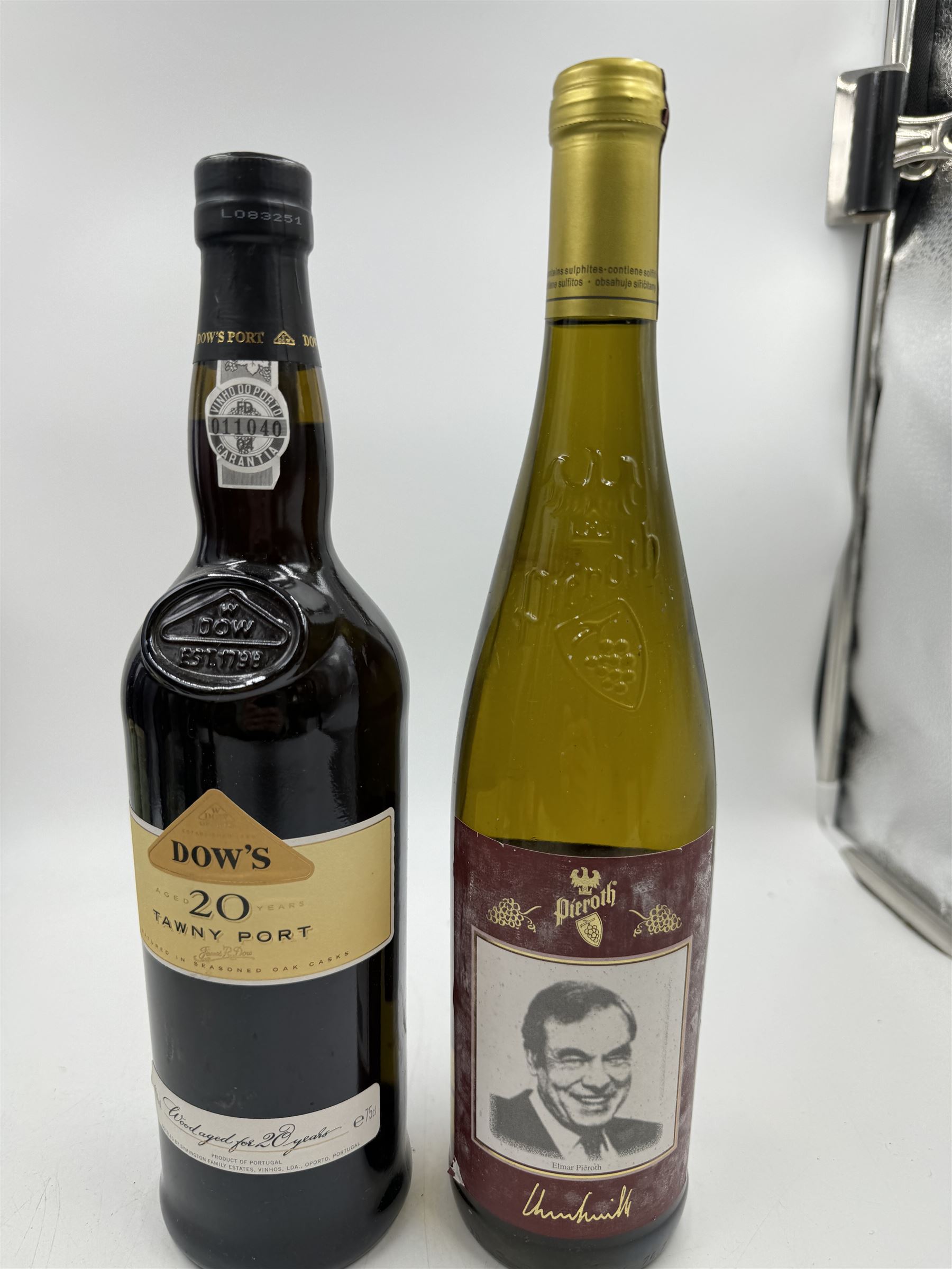 Dow’s Tawny port, one bottle, together six Pieroth Blue Burg Layer 2011 Schlosskapelle Kabinett Nahe and ten other 