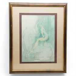 Janet Treby (British 1955-): 'Soft Interlude' 'Calm Seclusion' 'Metamorphosis II' 'Metamorphosis IV', set four limited edition colour prints signed titled and numbered in pencil max 55cm x 44cm (4)