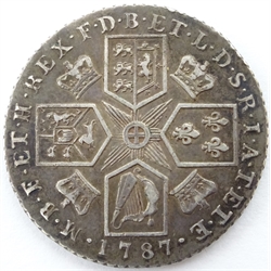  George III 1787 shilling  