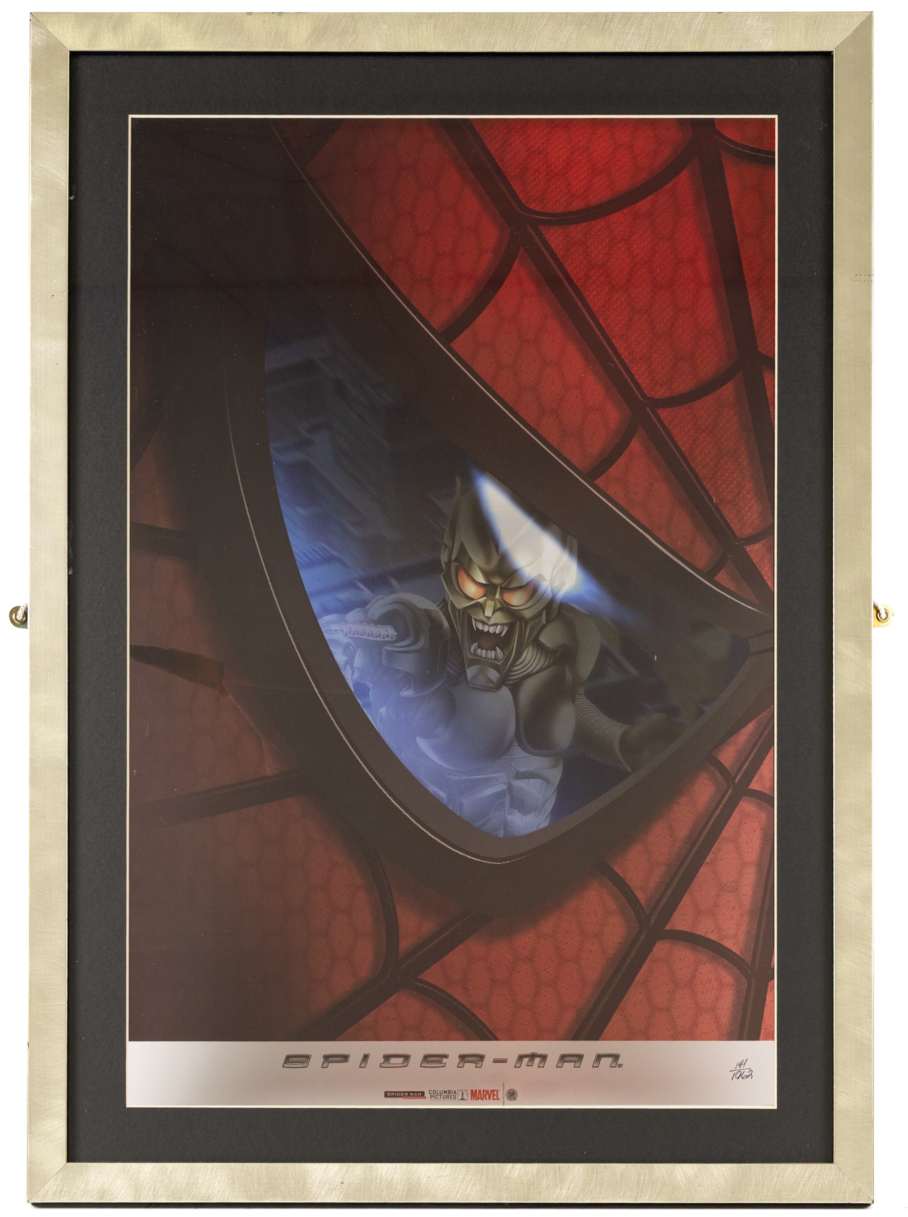 Three limited edition Dynamic Forces Marvel prints, comprising Spider-Man Reflection of Evil no. 141/1962, Spider-Man vs. Green Goblin signed by artist John Watson and The Hulk Bursting Out signed by artist Matt Busch limited no. 428/1000 with certificate of authenticity, largest H57cm, W38cm