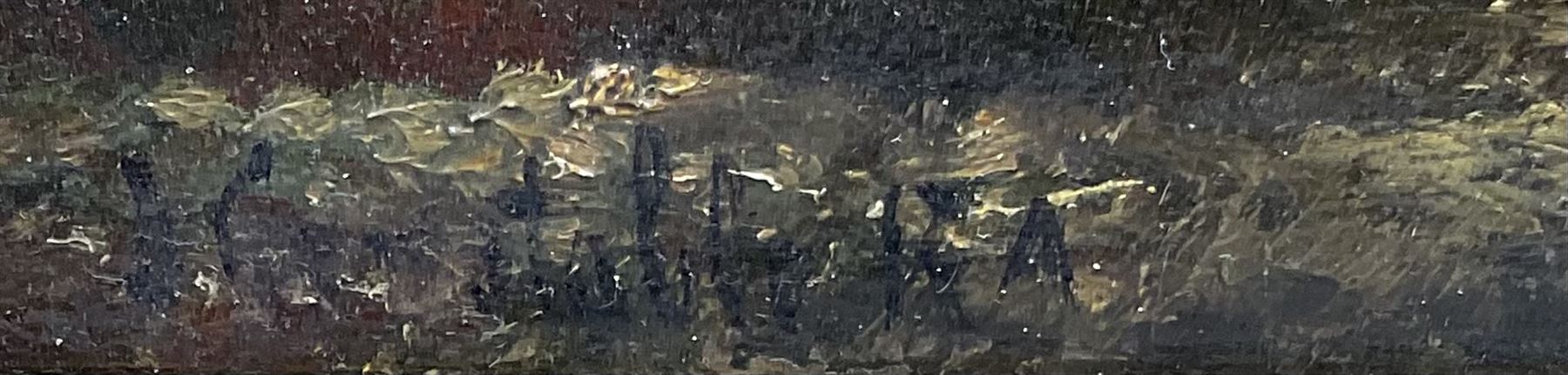 Follower of John Constable RA (British 1776-1837): Wooded Landscape with Cattle, early 19th century oil on panel bears later signature 31cm x 44cm