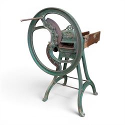 Taylor & Parsons - 19th century cast iron chaff cutter