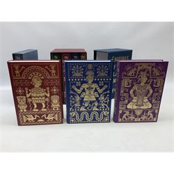 Folio Society books comprising, Empires of the Ancient Near East; four book set, Empires of Early Latin America; three book set, The Norman's by David C. Douglas