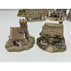 Twenty five Lilliput Lane, to include Village School, Greensted Church, The Chocolate House etc 