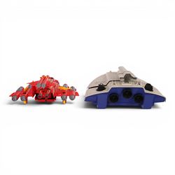 Bluebird Toys Manta Force Command Ship, Red Venom, figures and accessories