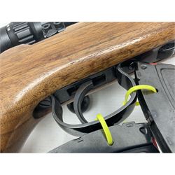 SECTION 1 FIREARMS CERTIFICATE REQUIRED - LEFT HANDED J.G. Anschutz .22 long round bolt action rifle, the 36cm (14