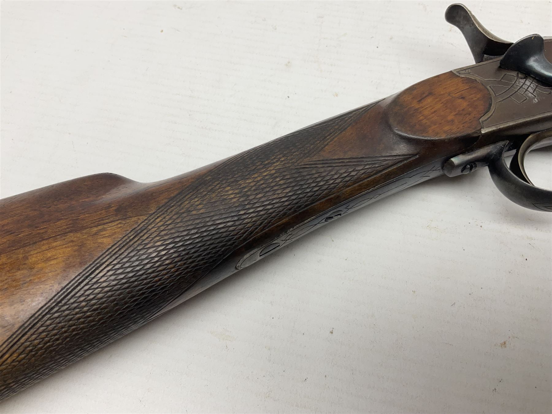 SHOTGUN CERTIFICATE REQUIRED - Belgian .410 folding single barrel hammer shotgun, with 75cm(29.5