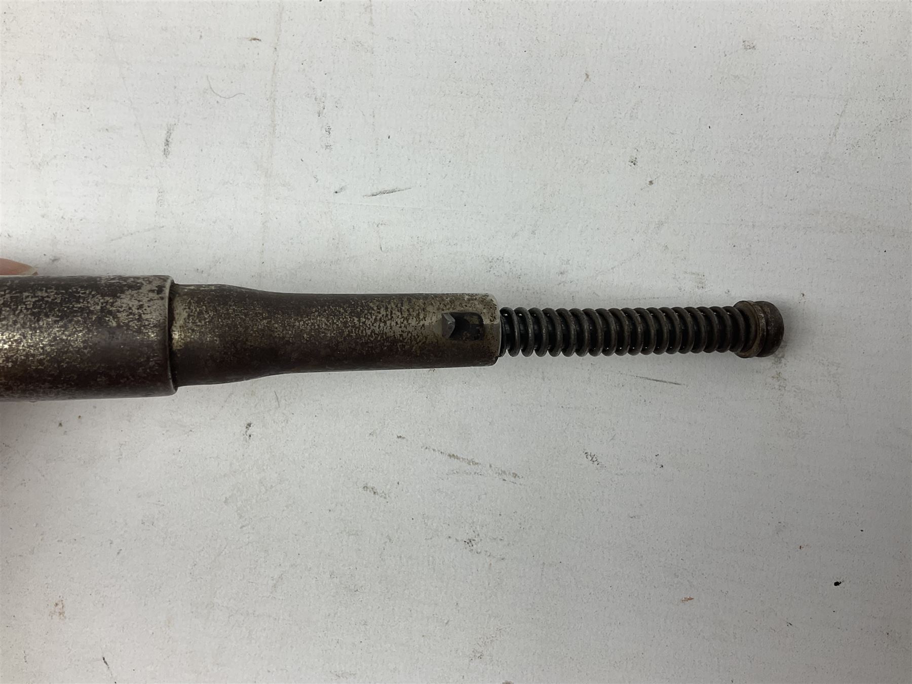 GAT .177 plunge action air pistol the butt impressed 'Reg.Us.Pat. Made in Japan' L22cm