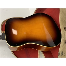 Levin LM 26 acoustic guitar, with carrying case. Provenance: This Guitar was on the INXS Dirty Honeymoon Tour 1994 