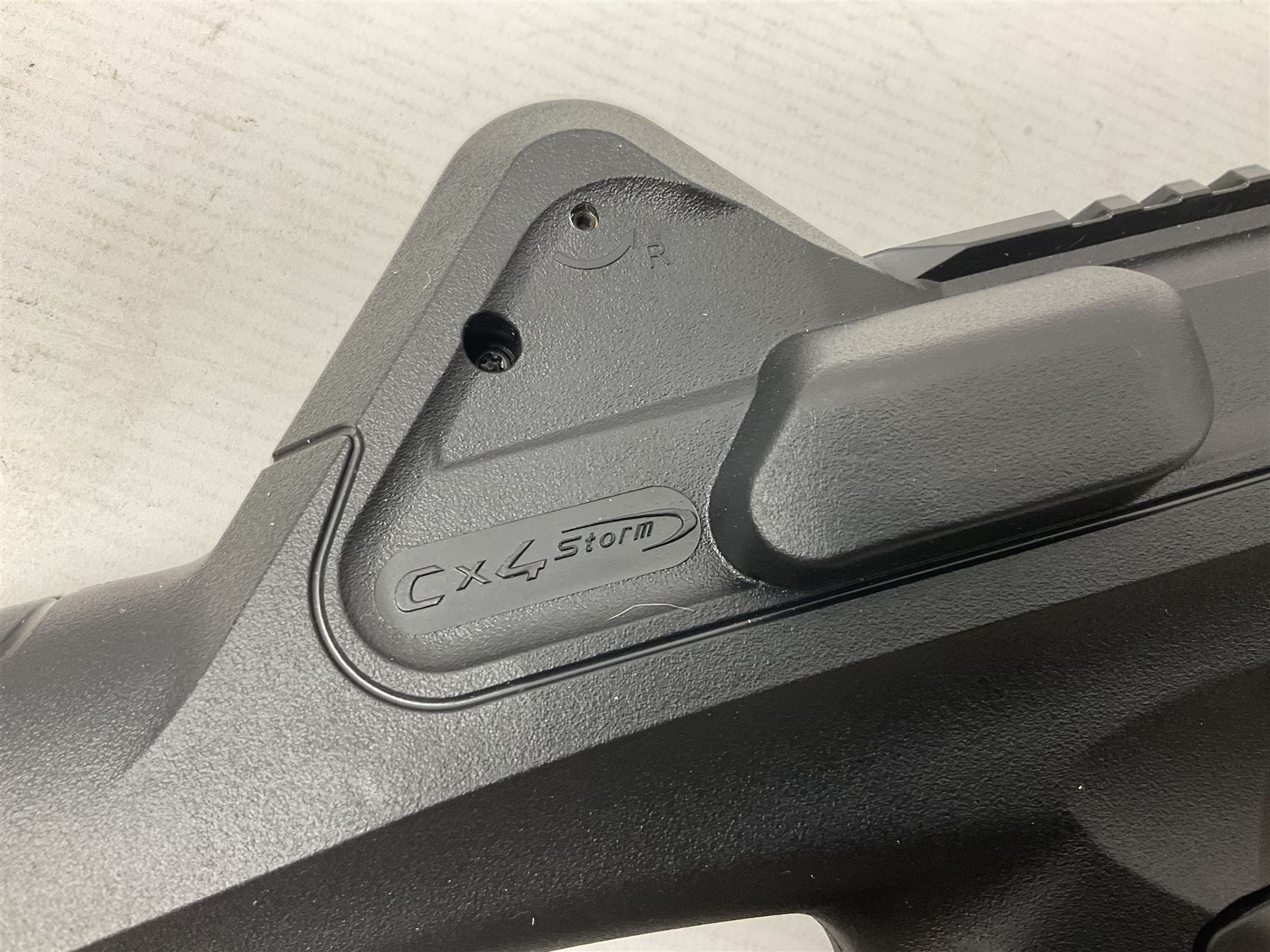 Beretta Cx4 Storm .177 CO2 rifle with Beretta 4 x 32 TriTac scope L78cm; in fitted hard carrying case with instructions, Umarex sound moderator, two magazines and 88g cylinder;Beretta Cx4 Storm .177 CO2 rifle with Hawke Red Dot 30 scope L78cm; in fitted hard carrying case with two magazines and 88g cylinder; NB: AGE RESTRICTIONS APPLY TO THE PURCHASE OF AIR WEAPONS.