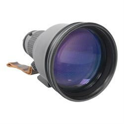 Russian Arsat Yashma-4H telephoto lens f2.8/300mm, serial no. 9201397, in carry case