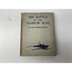 Twenty-seven books of Naval and Fleet Air Arm interest including The Battle of the Narrow Seas by Lt.Cdr. Peter Scott