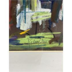 David Greenwood (Northern British Contemporary): 'Byword - Prince of Wales's Stakes', pastel signed and dated 2010, 40cm x 30cm 
Notes: Byword, the British Thoroughbred Bay, won the Prince of Wales's Stakes in 2010 with a time of 2:05.35, ridden by Maxime Guyon, trained by André Fabre, and owned by Khalid Abdullah.