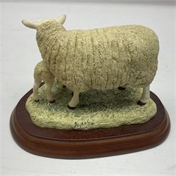 Boarder Fine Arts Textile Ewe & Lamb, H10cm