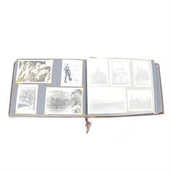 WWII photo album, 1941-1944 Views of Egypt and Palestine, including a photograph of Winston Churchill, P.O.W, tanks, aircraft etc  