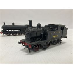 ‘00’ gauge - two kit built steam locomotives comprising GER Class F4 2-4-2T no.7219 finished in LNER black; Class Q2 0-8-0 no.3421 in LNER black with tender (2) 