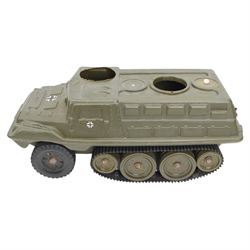 Three Cherilea Toys Action Man military vehicles, comprising Hornet, Tank and Scout Car, together with a Palitoy Action Man Spartan Personnel Carrier (4)