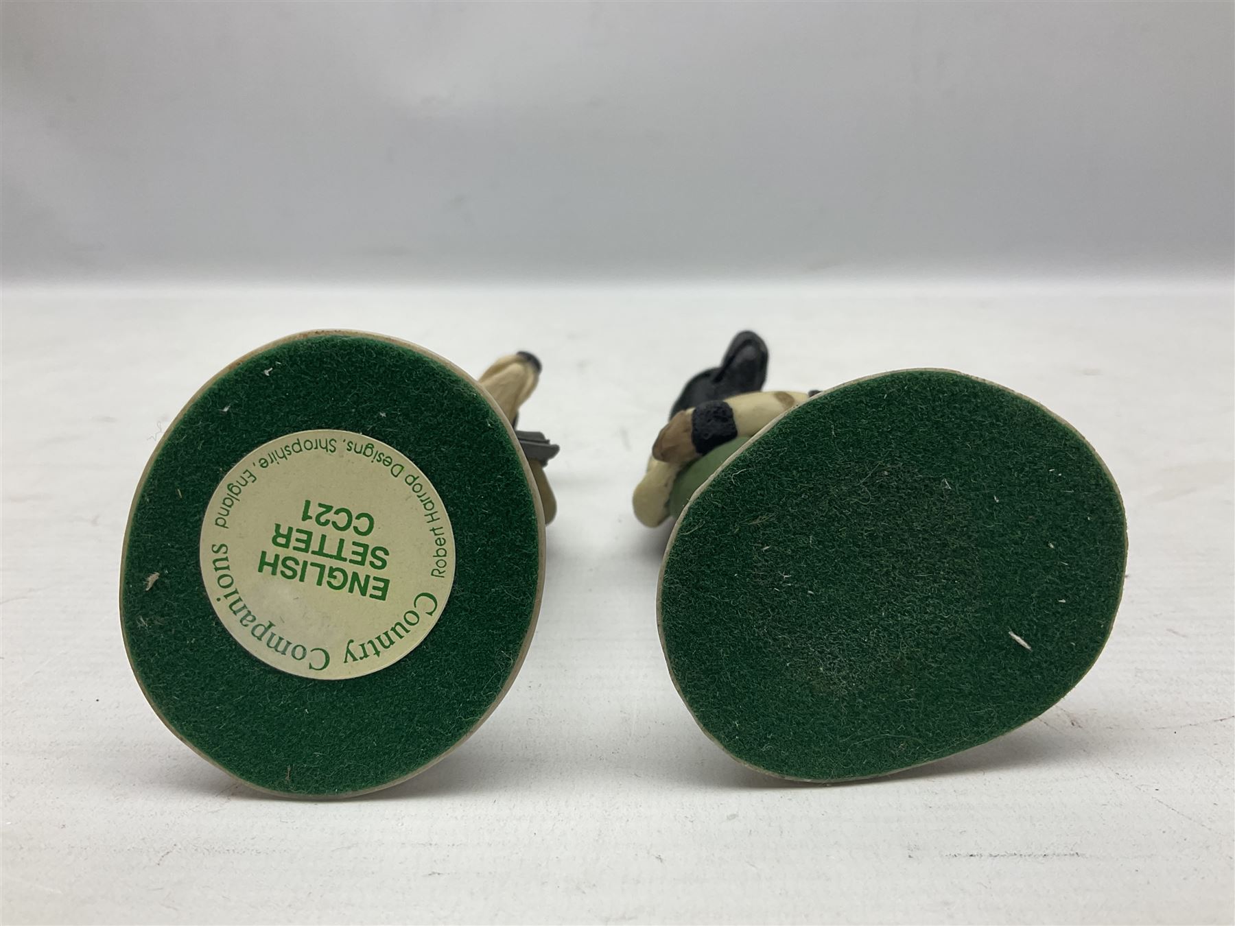 Ten Robert Harrop figures, comprising The World of Roald Dahl Mr Twit RD04 and The BFG RD03, boxed, The Camberwick Green Collection limited edition Mrs Honeyman CG04, The Mayor CGL04 and The Mayor and Philby in the Memorial Car CG68, The PG Chimps Collection Dolly PG003, boxed, Andy Capp by Reg Smythe Andy Capp AC01 and Flo AC02, boxed, and Country Companions English Setter CC21 and Flat Coat Retriever Fisherman CC13, boxed