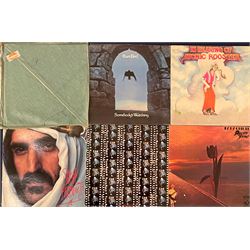 Prog Rock/ Rock/ Metal LP's: Atomic Rooster (DNLS 3038) & In Hearing of Atomic Rooster, Frank Zappa - Sheik Yerbouti (88339) Can - Soundtracks (UAS 29283), Rare Bird - Somebody's Watching (2383211) Pretty Things - Parachute (SHVL 774) (6)
