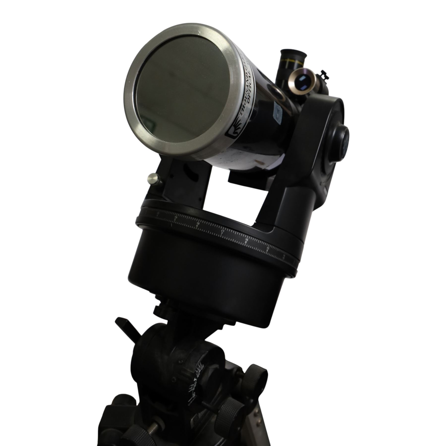 Meade ETX-90 telescope on a Meade field tripod, H126cm