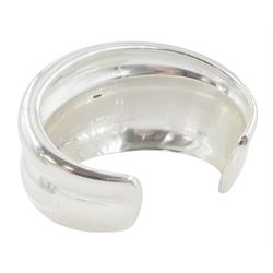 Georg Jensen silver curve bangle, No 501B, designed by Regitze Overgaard