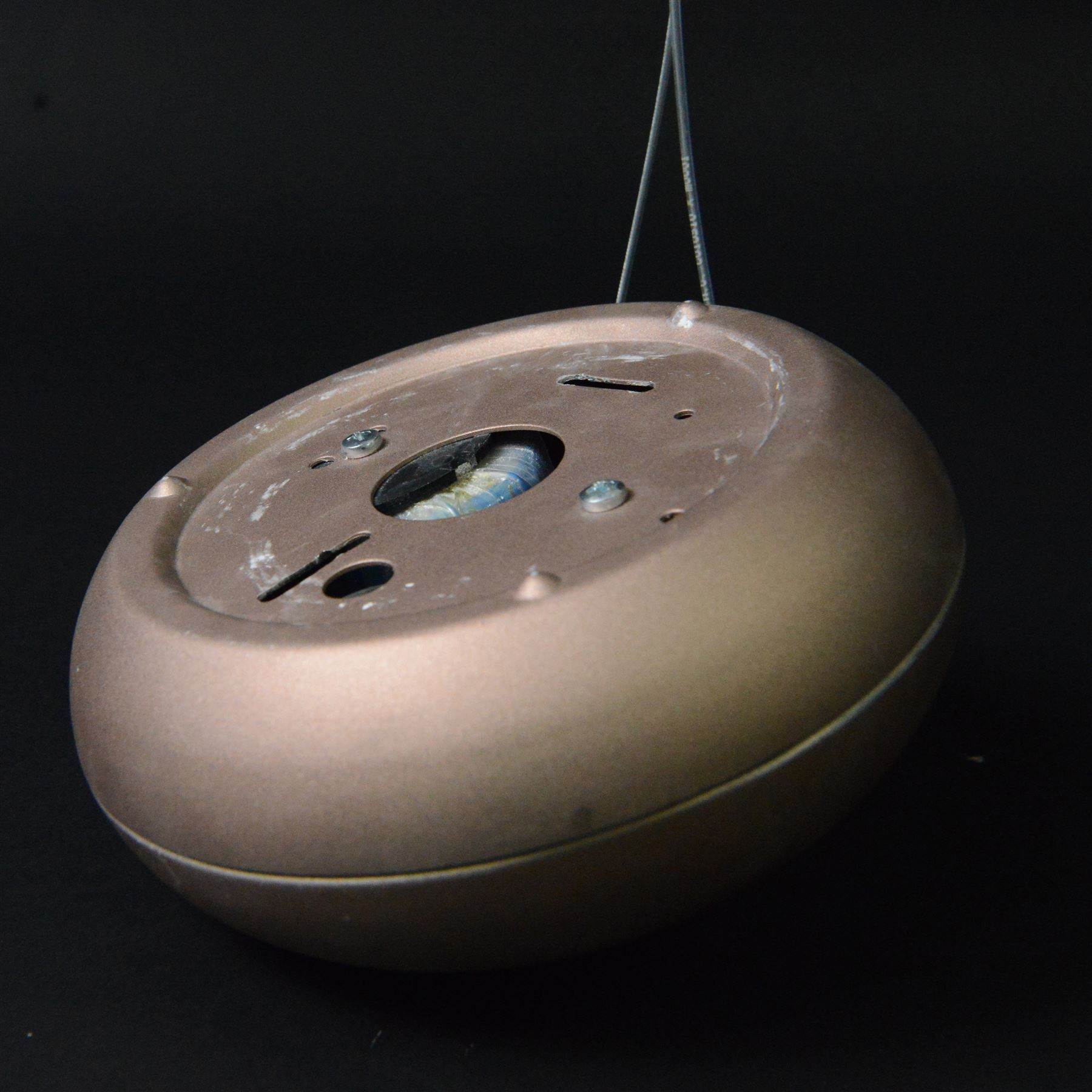 Moooi - Heracleum III ceiling light, branching metal armature in a bronze metallic finish, radiating asymmetrical arms fitted with numerous integrated LED light points, each terminating in a frosted polycarbonate lens, suspended from a central stem and ceiling rose