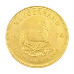 South Africa 1974 1oz fine gold Krugerrand